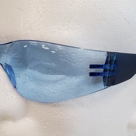 <b>100BAF/M</b>- Anti-Fog Metal Detectable Temple Safety Glasses Blue Lens