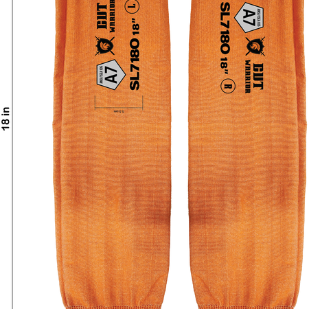 <b>SL718O</b>- Cut Warrior ANSI A7 Cut Resistant Sleeve