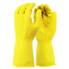 <b>4215</b>- ELITE Yellow 15 Mil Nitrile Cotton Flock lined Gloves
