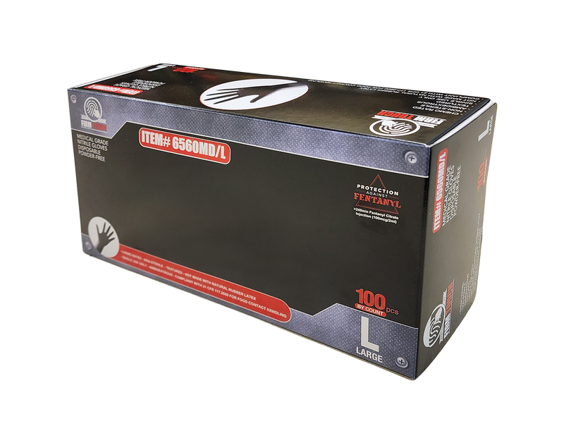 6560- FIRM TOUCH Superior 6 Mil Nitrile Disposable Industrial