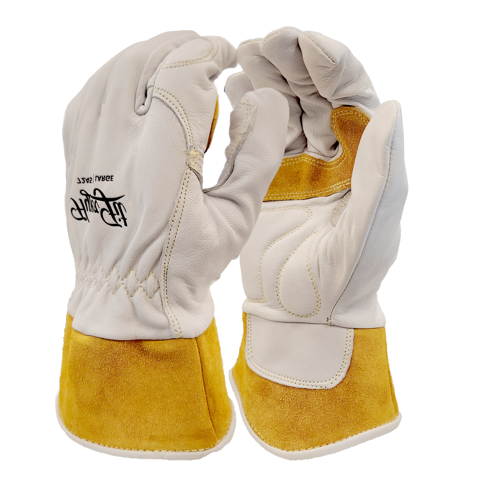 <b>7245</b>- Premium goatskin Contoured fit welder's Glove