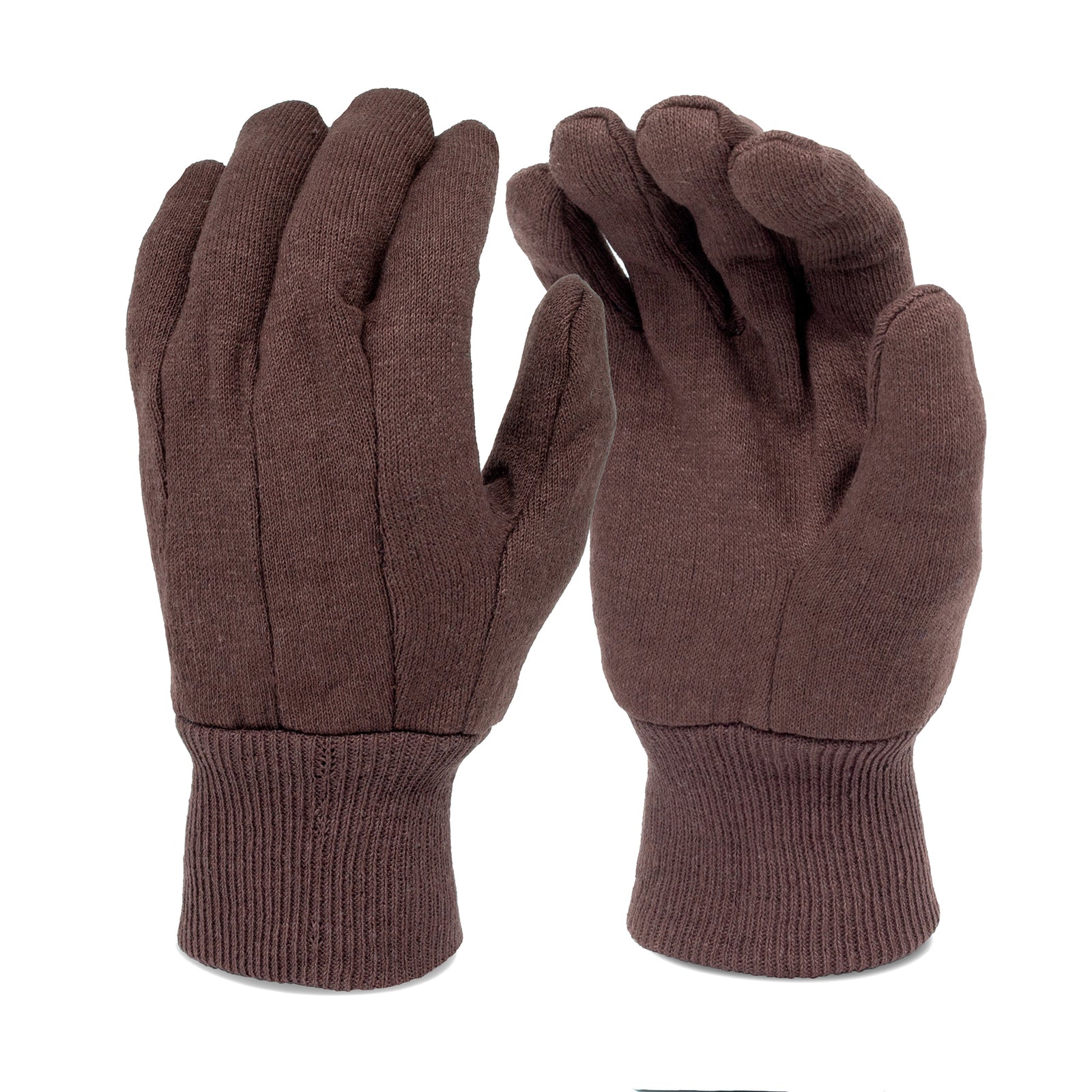 <b>8210C</b> - ELITE Brown Jersey Cotton Gloves