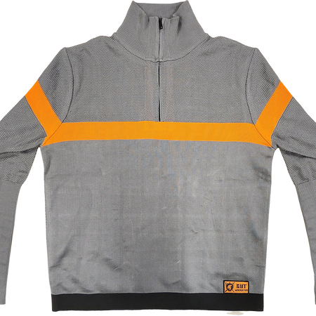 <b>9139</b>- Cut A9 Pullover w/ Reflective Strip Collar Zipper