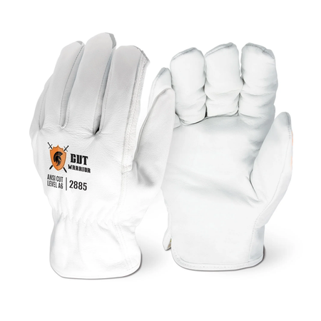 <b>2885</b>- CUT WARRIOR (CUT A5) Premium Grain Goatskin Driver Cut Resistant Gloves