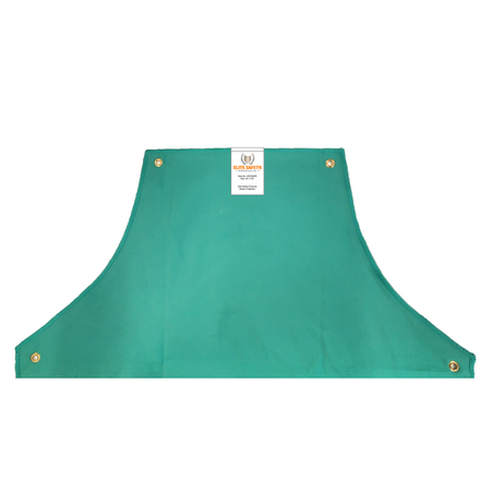 <b>AP2530FR</b>- Green Flame Resistant Bib Style Apron 25"x30"