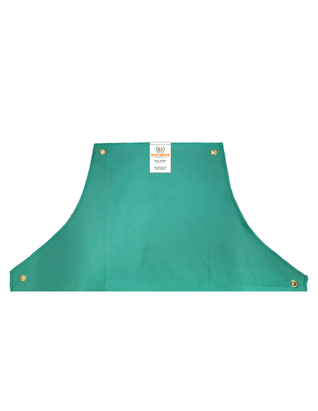 <b>AP2530FR</b>- Green Flame Resistant Bib Style Apron 25"x30"