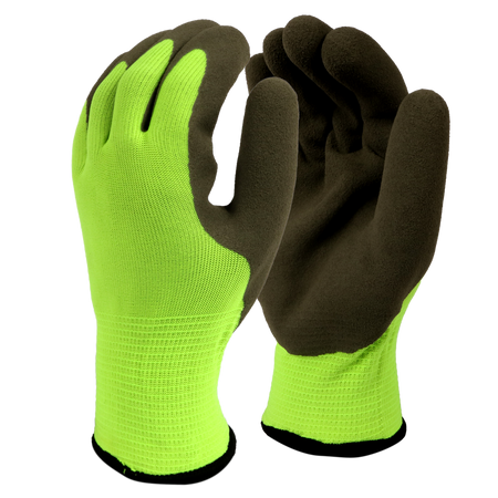 <b>C5263</b> Hi-Vis Cut Resistant Green Shell / Gray Palm Freezer Glove