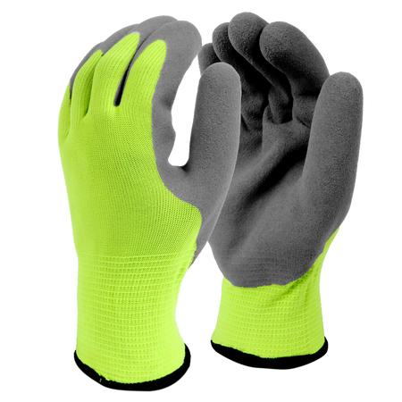 <b>C5264</b> Hi-Vis Cut Resistant Green Shell / Gray Palm Freezer Glove