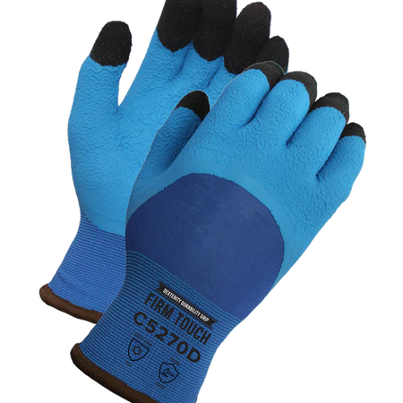 <b>C5270D</b>- Thermal Winter Blue foam latex coated gloves