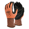 <b>S5146</b> Standard ANSI Cut 6 Thin Nitrile Hi-Viz shell Black Coating