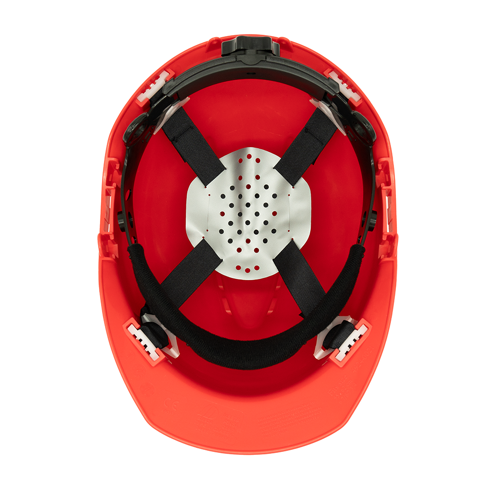 <b>HH20R4P</b> - 4 Points Ratchet Red Vented Hard Hat