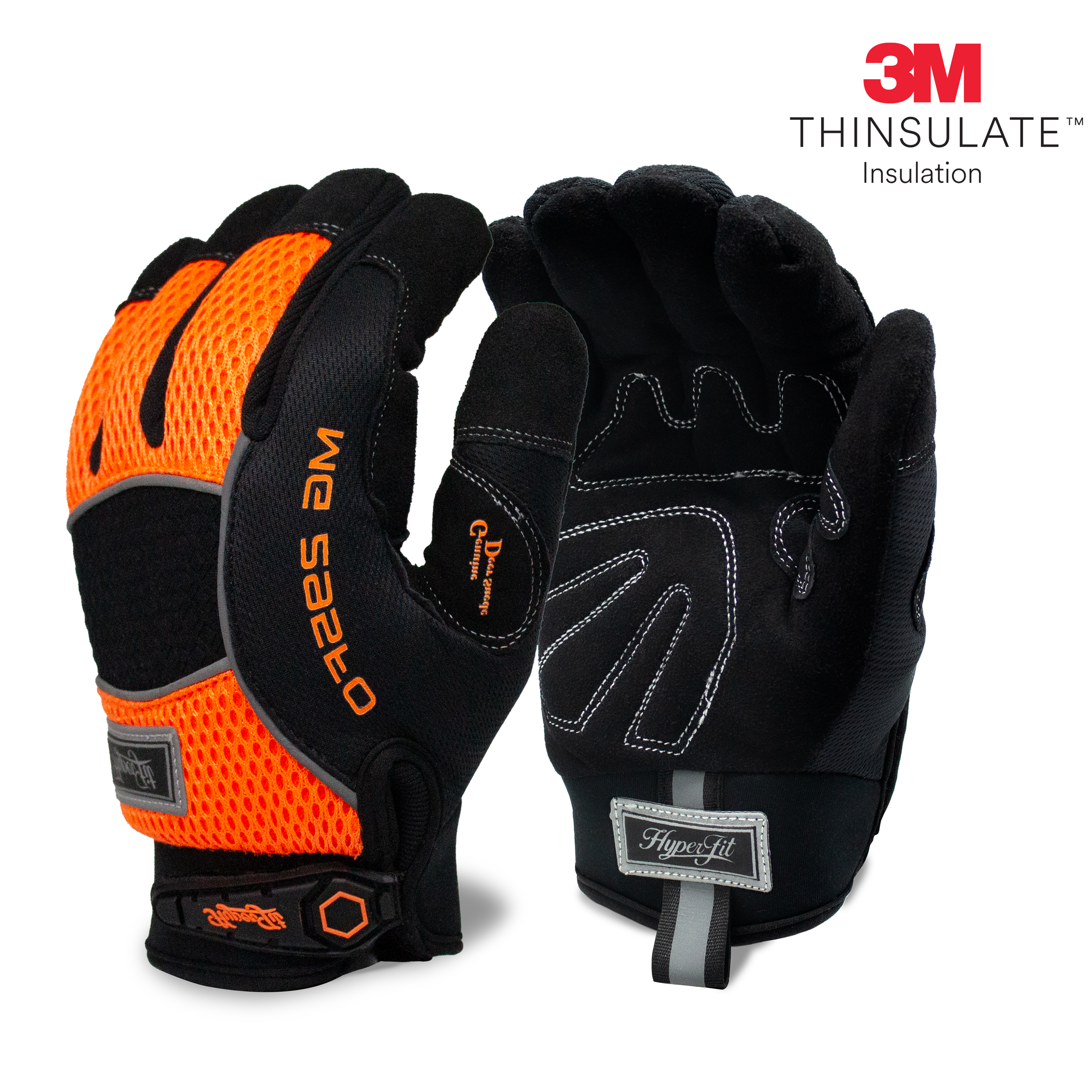 MG295FO- Lined Deer Skin Mechanic Winter Gloves – Elite