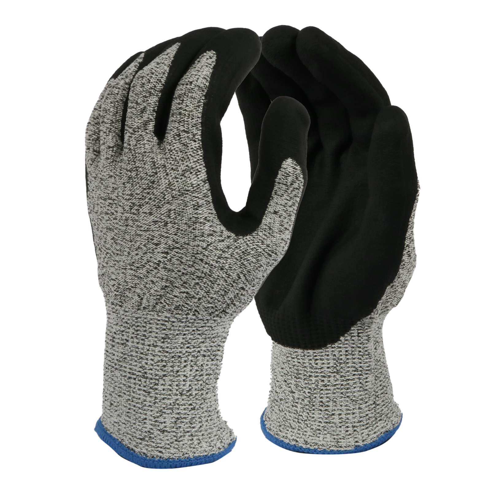 <b>Q5123</b> 13 gauge Cut resistant Salt/Pepper shell Black Coating