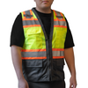 <b>SV762FG</b>- GLOW SHIELD Hi-Viz Green Safety Vest With Panels