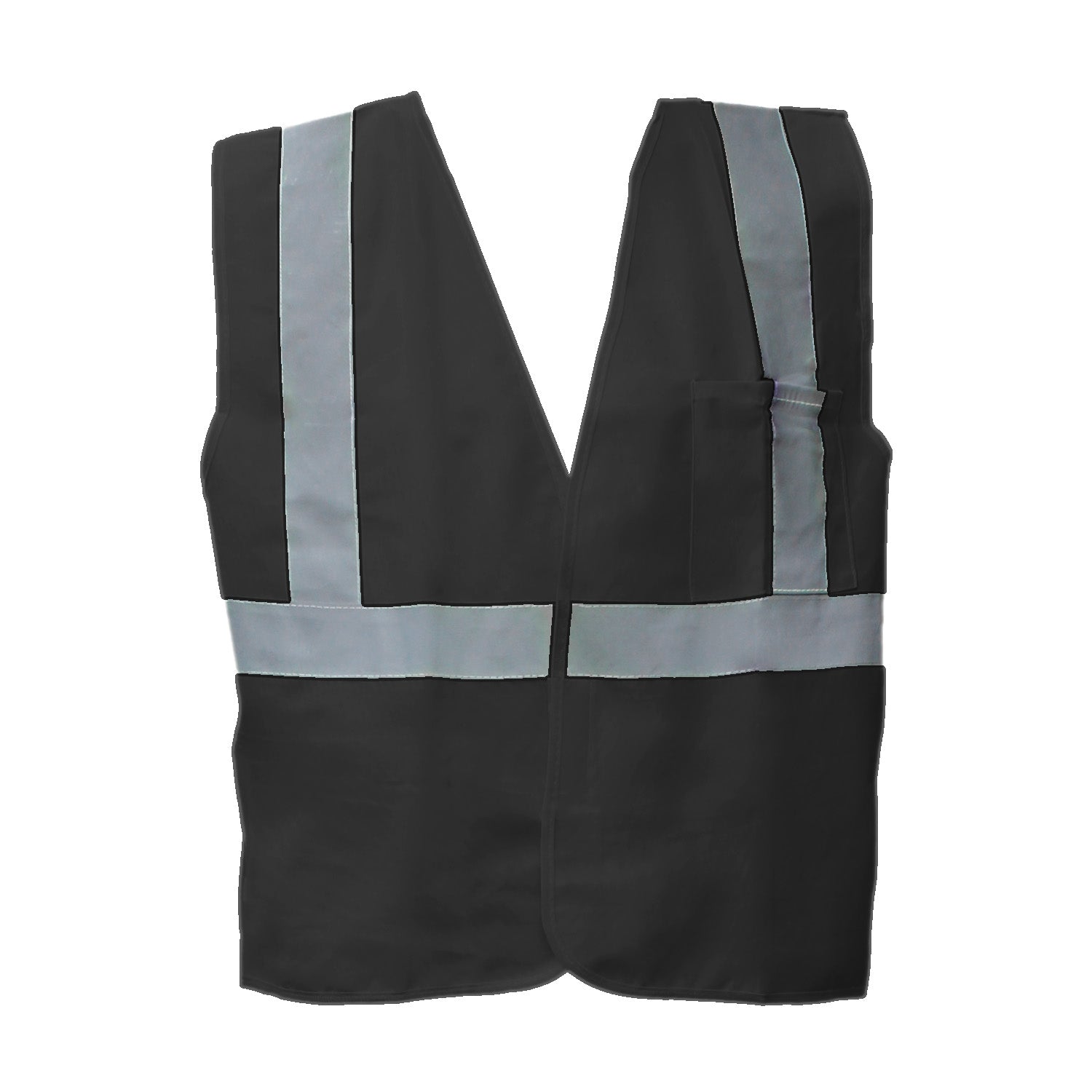 <b>SV711FBK</b>- GLOW SHIELD Black Safety Vest