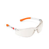 <b>100RT/IO</b>- OPTIC MAX Indoor/Outdoor Lens With Clear Frame Orange/Black Tips