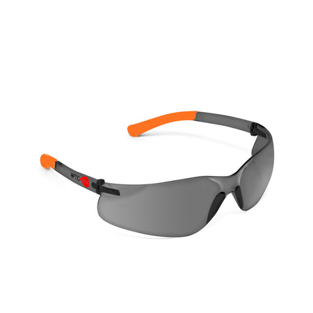 <b>100RT/SM</b>- OPTIC MAX Silver Mirror Lens with Grey Frame Orange/Black Tips