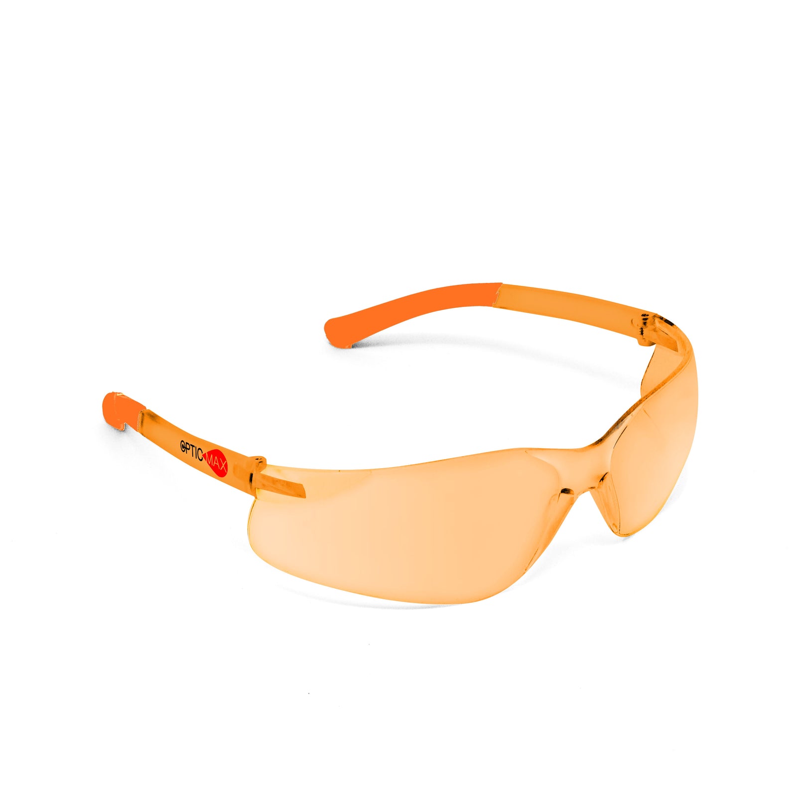 goggles orange 100RT/O- OPTIC MAX Orange Lens With Orange Frame Orange/Black Tips – Elite Safety Products