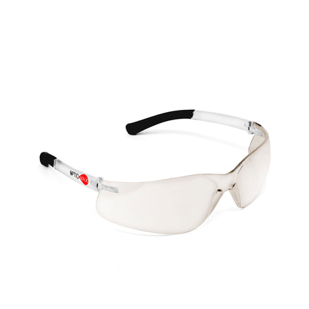 <b>100RT/IO</b>- OPTIC MAX Indoor/Outdoor Lens With Clear Frame Orange/Black Tips