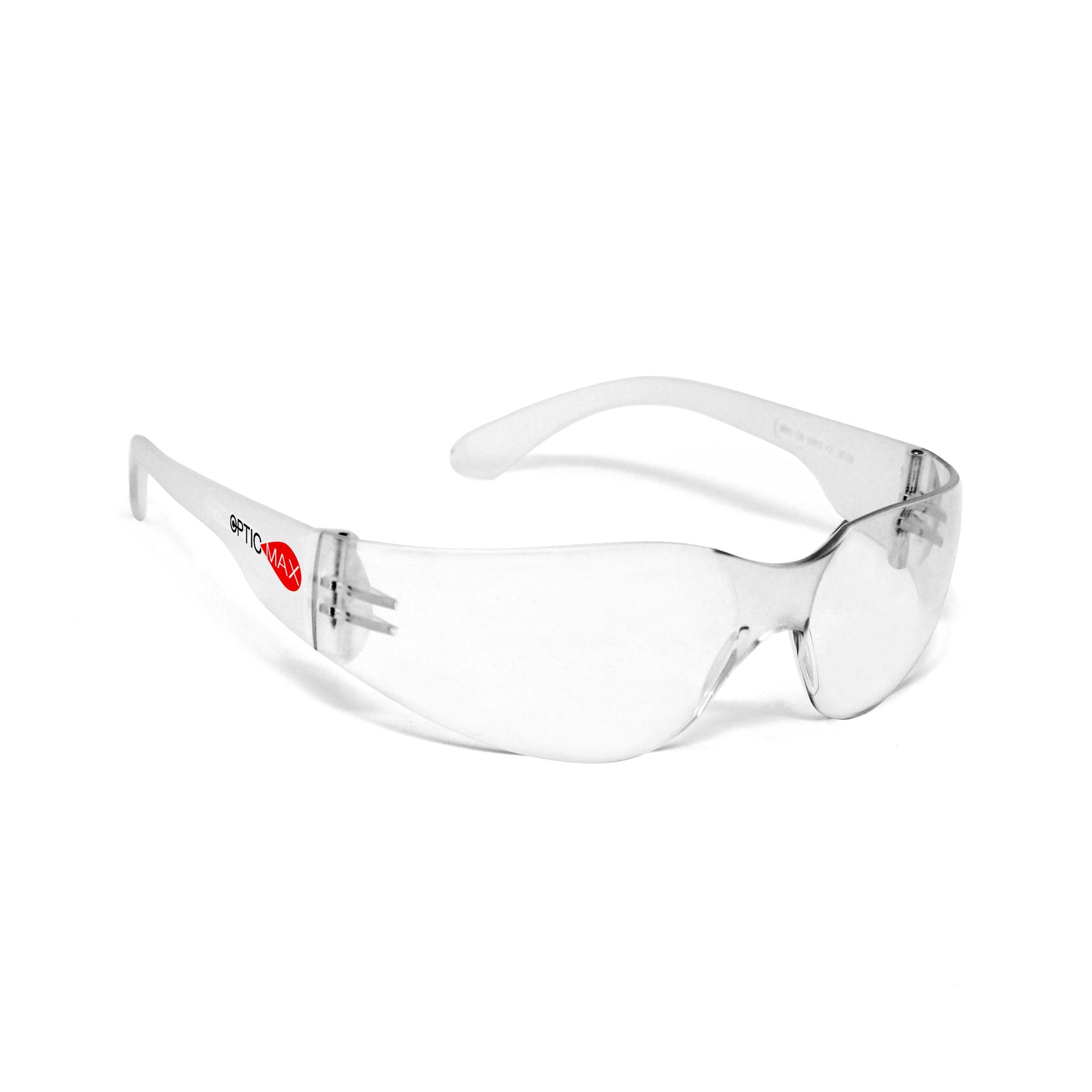 100C- OPTIC MAX Clear Lens With Clear Frame (Anti-Fog & Reader Opt – Elite Safety Products