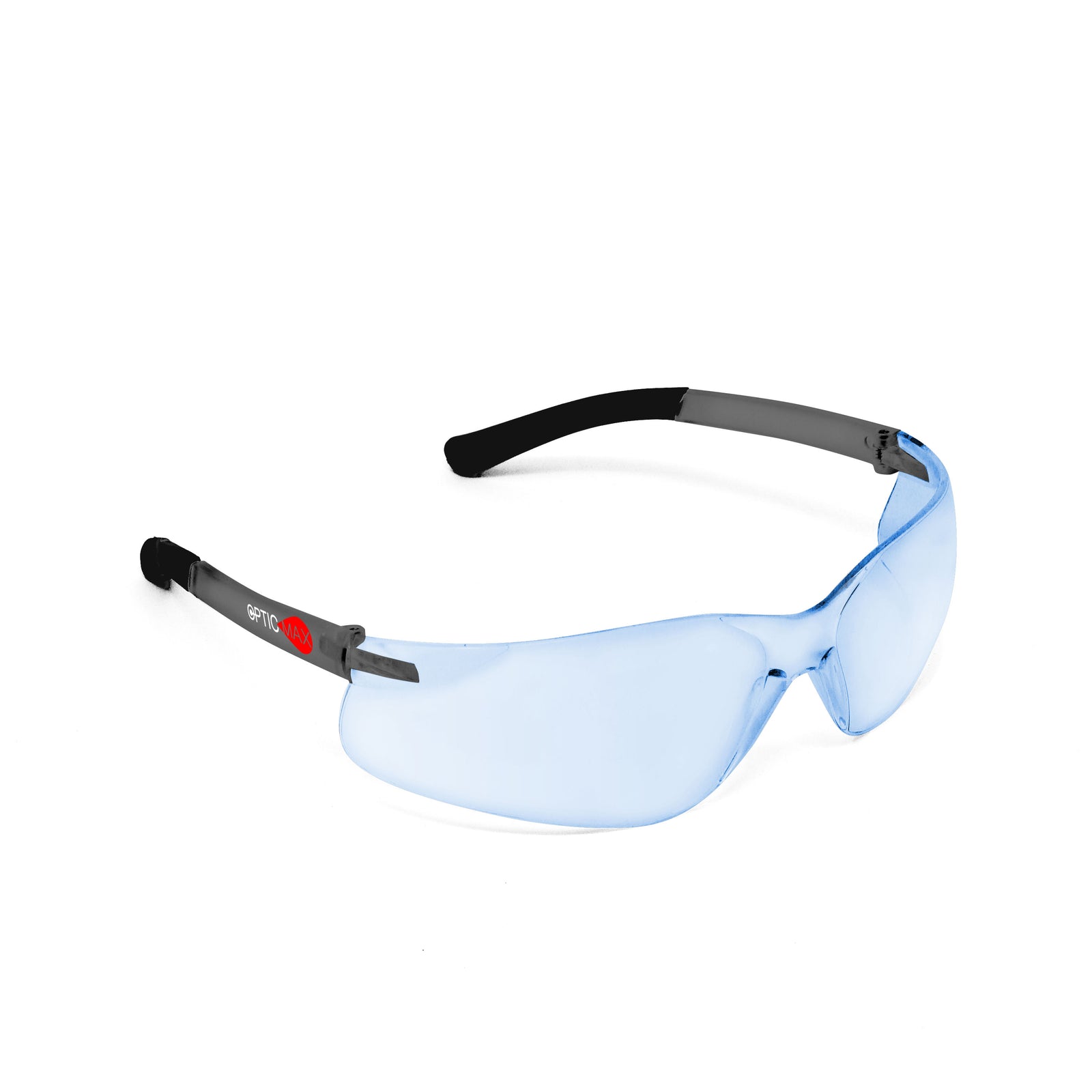 <b>100RT/LB</b>- OPTIC MAX Light Blue Lens With Grey Frame Orange/Black Tips