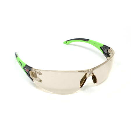 <b>130IO</b>- OPTIC MAX Indoor/Outdoor Lens with Green Black Multi-Color Frame Glasses