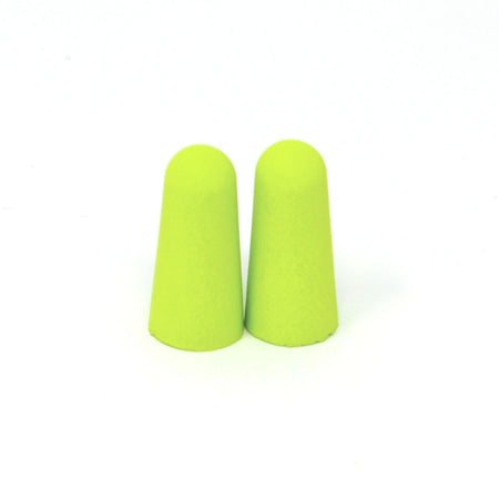 <b>EP100FG</b>- GENIUS PLUGZ Uncorded Industrial Ear Plugs (Hi-Viz Green), 100 Pairs