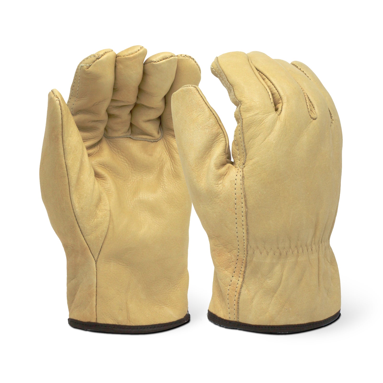 <b>2053</b>- ELITE Biscuit Beige Cow Grain Driver Glove