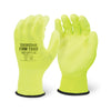 <b>5013FY</b>- FIRM TOUCH Hi-Viz Green Polyurethane Coated - Hi-Viz Green Shell