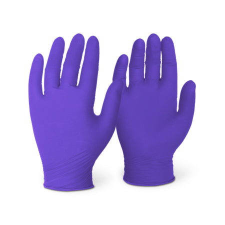<b>6030P</b>- FIRM TOUCH 3 Mil Nitrile Ultra Soft Disposable Industrial Grade Powder Free (Violet)