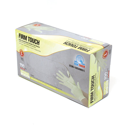 <b>6850MD</b>- FIRM TOUCH 6 Mil Latex Medical Examination Grade Powder Free (Cream)