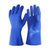 <b>7500/7550</b>- FIRM TOUCH Sandy Finish Blue PVC Supported Glove 7500