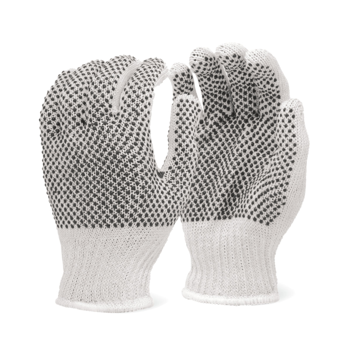 8217- ELITE Medium Weight Bleach White 2-Sided PVC Dots Cotton/Polyest ...