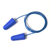 <b>C200B</b>- GENIUS PLUGZ Corded Blue PU Foam Bullet Earplug
