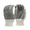 <b>8212 / 8212LD</b>- ELITE Medium Weight Natural White 2-Sided PVC Dots Cotton/Polyester String Knit