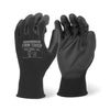 <b>5013BK</b>- FIRM TOUCH Black Polyurethane Coated - Black Shell 5013BK