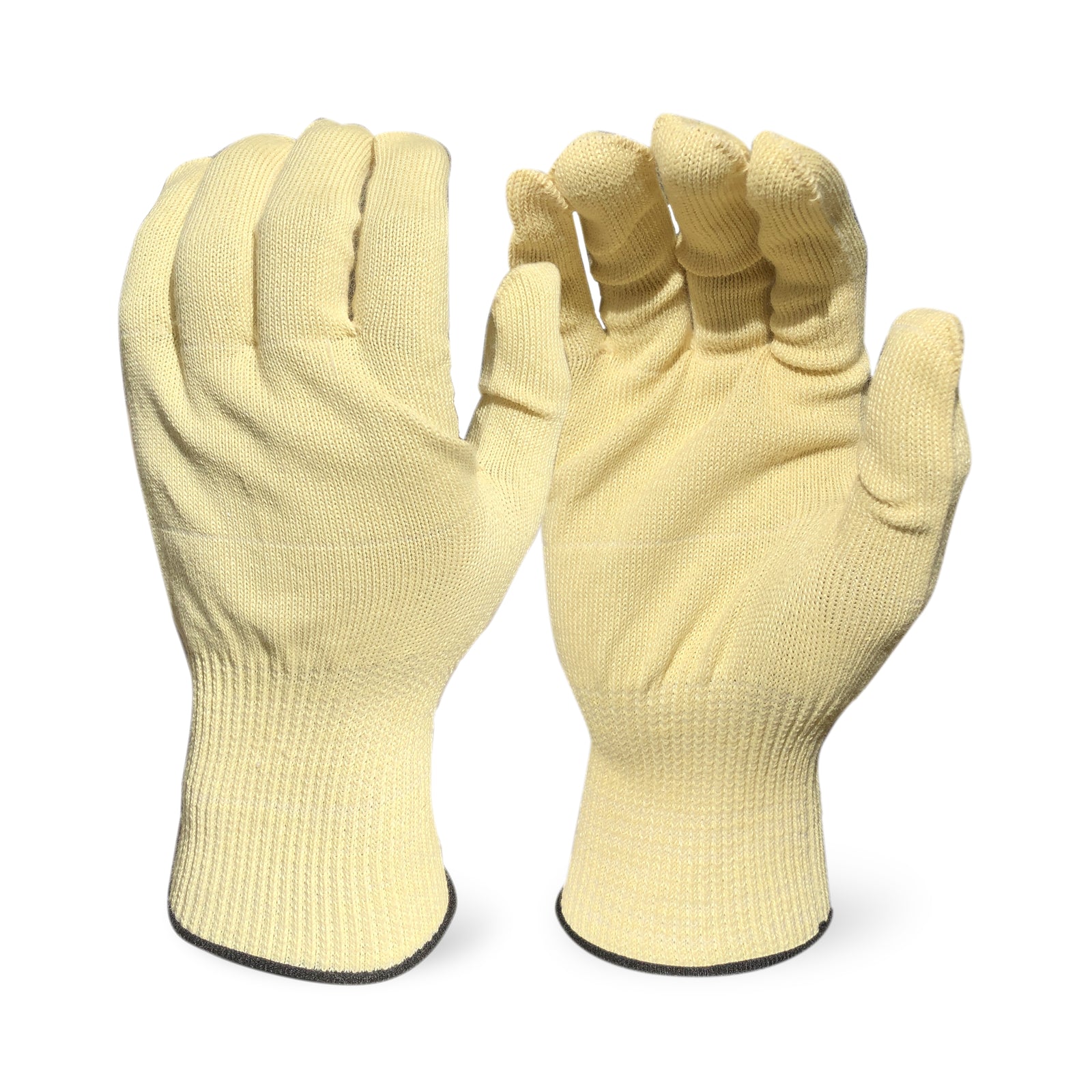 U-520003- ELITE (CUT A4) 13 Gauge Yellow Cut Resistant Yarn Gloves