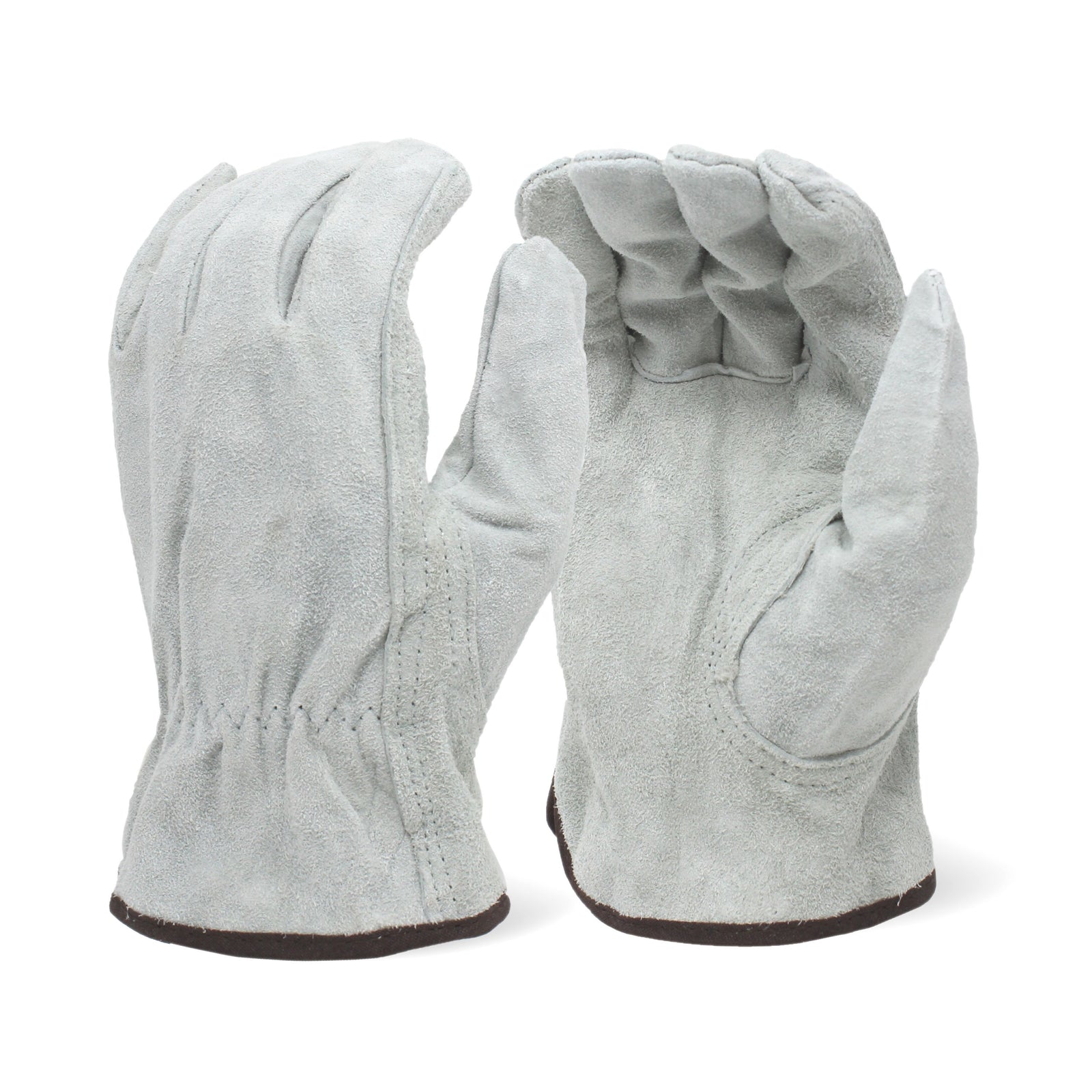 <b>2600</b>- ELITE Quality Grade Grey Split Cowhide Driver Glove