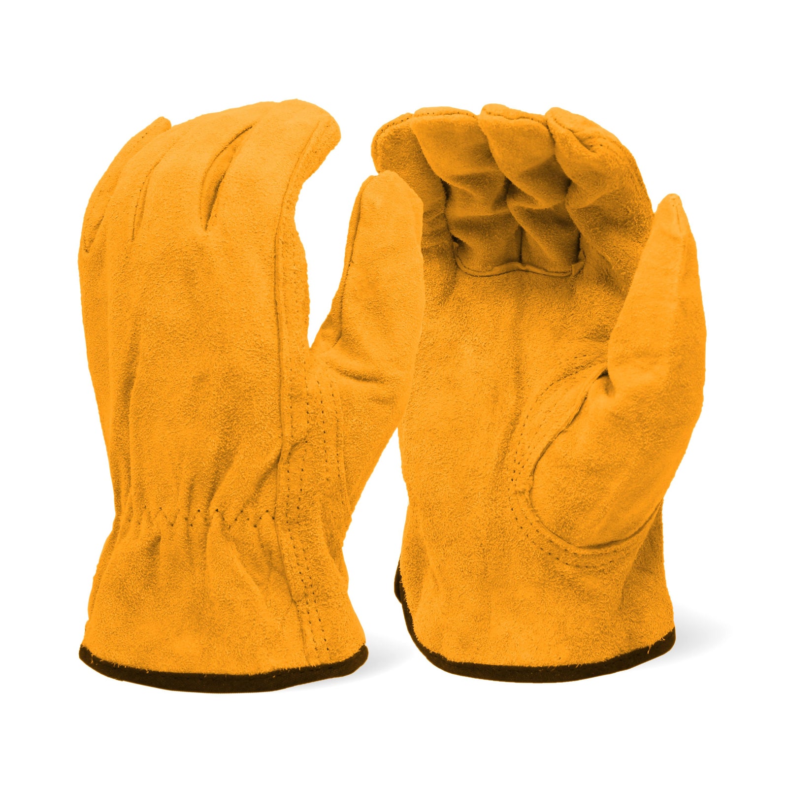 <b>2700</b>- ELITE Quality Grade Bourbon Brown Split Cowhide Driver Glove
