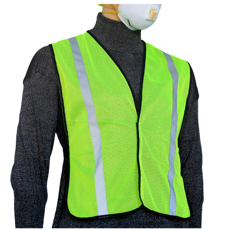 <b>SV701FG</b>- GLOW SHIELD Non Rated Garments - Safety Vest (1" Silver Stripes)