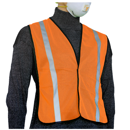 <b>SV701FO</b>- GLOW SHIELD Non Rated Garments - Safety Vest (1" Silver Stripes)