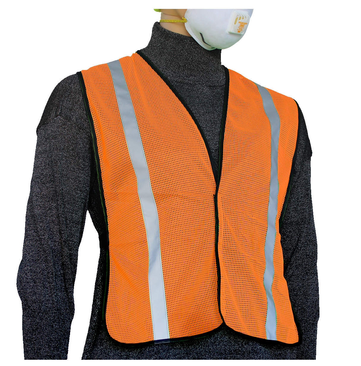 <b>SV701FO</b>- GLOW SHIELD Non Rated Garments - Safety Vest (1" Silver Stripes)