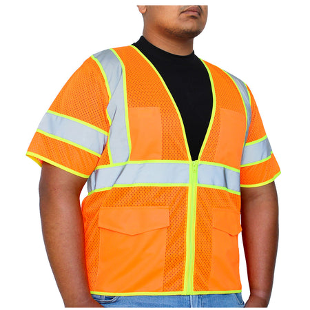 <b>SV703FO</b>- GLOW SHIELD Class 3 - Vest With Sleeves