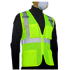 <b>SV712FG</b>- GLOW SHIELD Class 2 - Safety Vest (Multi-Pockets)