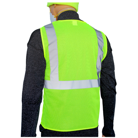 <b>SV712FG</b>- GLOW SHIELD Class 2 - Safety Vest (Multi-Pockets)