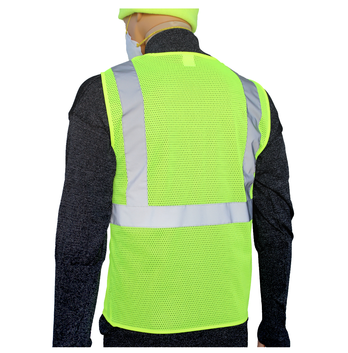 <b>SV712FG</b>- GLOW SHIELD Class 2 - Safety Vest (Multi-Pockets)