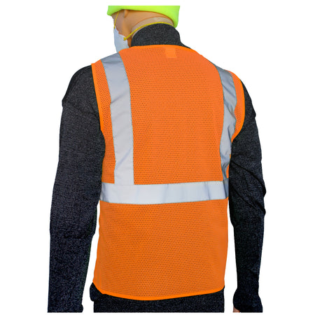 <b>SV712FO</b>- GLOW SHIELD Class 2 - Safety Vest (Multi-Pockets)