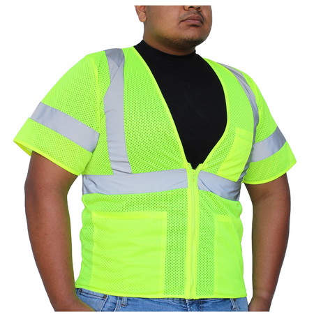 <b>SV713FG</b>- GLOW SHIELD Class 3 - Vest With Sleeves (Multi-Pockets)