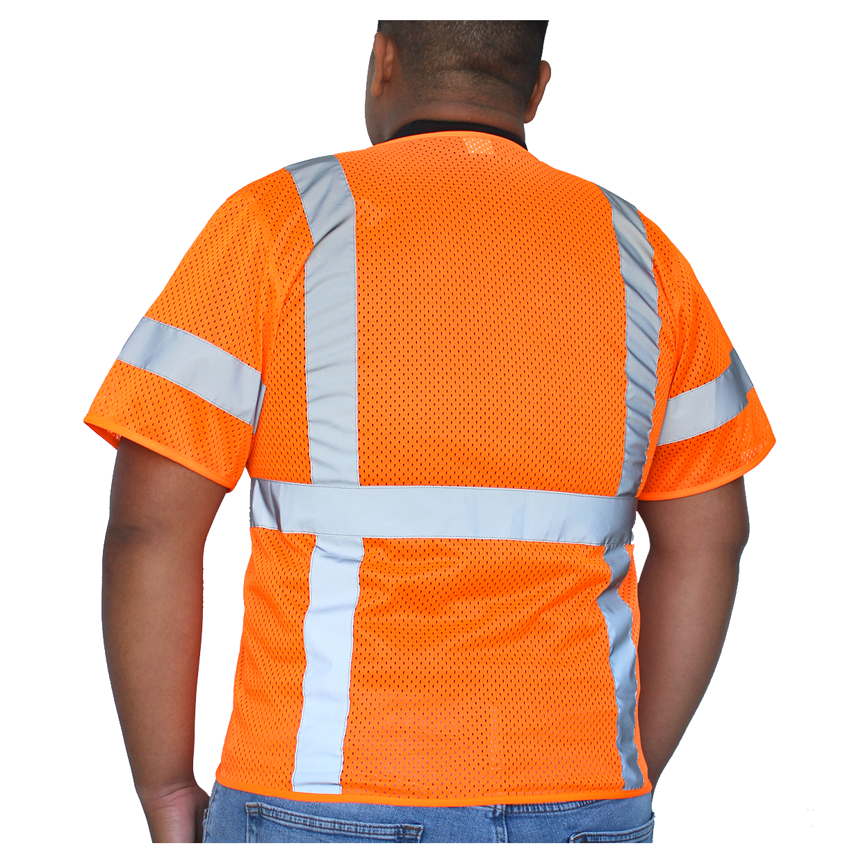 <b>SV713FO</b>- GLOW SHIELD Class 3 - Vest With Sleeves (Multi-Pockets)