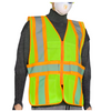 <b>SV722FG</b>- GLOW SHIELD Class 2 - Safety Vest (Expandable Side Panels)